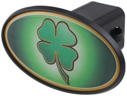 Four-Leaf Clover 2" Trailer Hitch Receiver Cover - ABS Plastic