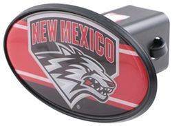 New Mexico Lobos 2" NCAA Trailer Hitch Receiver Cover - ABS Plastic