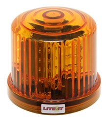 Custer Rotating Amber Warning Light - SAE Class III - LED - Cordless - Magnet Mount