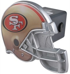 San Francisco 49ers Helmet 2" NFL Trailer Hitch Receiver Cover