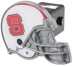 North Carolina Wolfpack Helmet 2" NCAA Trailer Hitch Receiver Cover