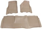 Husky Liners WeatherBeater Custom Auto Floor Liners - Front and Rear - Tan                          