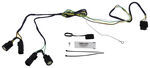 Hopkins Plug-In Simple Vehicle Wiring Harness with 4-Pole Flat Trailer Connector                    
