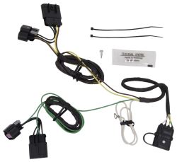 Hopkins Plug-In Simple Vehicle Wiring Harness with 4-Pole Flat Trailer Connector                    