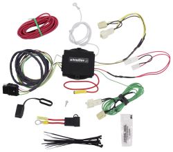 Hopkins Plug-In Simple Vehicle Wiring Harness with 4-Pole Flat Trailer Connector                    