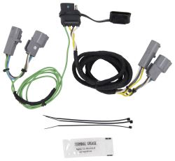 Hopkins Plug-In Simple Vehicle Wiring Harness with 4-Pole Flat Trailer Connector                    