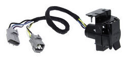 Hopkins Plug-In Simple Vehicle Wiring Harness for Factory Tow Package - 7-Way and 4-Flat Connectors - HM43385
