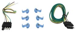 Hopkins 4-Way Flat Trailer Wiring Kit - Vehicle and Trailer Ends - HM48205