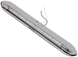 Opti-Brite LED Strip Light for RV Awnings - Weatherproof - Chrome Housing - 18" Long - ILL71CBAWN