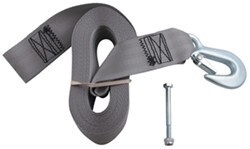 BoatBuckle Boat Winch Strap with Hook and Safety Latch - Loop End - 2" x 20' - 1,333 lbs