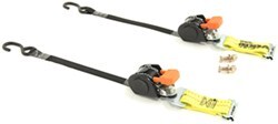 CargoBuckle Mini G3 Retractable Ratchet Straps w E Track Adapters - 1"x6' - 466 lbs - Qty 2 - IMF103745-87