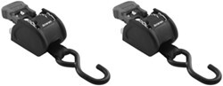 BoatBuckle Mini G2 Retractable, Ratcheting Transom Tie-Downs - 6' Long - 466 lbs - Qty 2 - IMF106877