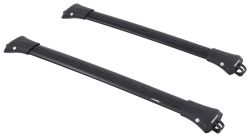 Rhino-Rack Vortex StealthBar Roof Rack - Raised, Factory Side Rails - Aluminum - Black