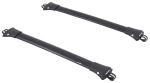 Rhino-Rack Vortex StealthBar Roof Rack - Raised, Factory Side Rails - Aluminum - Black