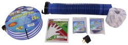 Valterra RV Starter Kit w/ Pure Power Blue - 25' Fresh Water Hose - 10' Sewer Hose - K88105