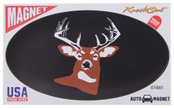 Deer Car Magnet - Oval - 6" Long x 3-1/2" Tall - KD01881