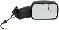 K-Source Custom Flip Out Towing Mirror - Electric/Heat - Textured Black - Passenger Side            