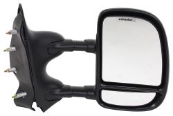 K-Source Custom Extendable Towing Mirror - Manual - Textured Black - Passenger Side                 