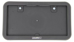 Enclosed Cargo Trailer License Plate Holder, Plastic - Black - LP35BB