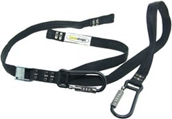 Lockstraps Cam Buckle Strap w Combo Lock Carabiners and Soft Ties - 1.5" x 8.5' - 500 lbs - LS101
