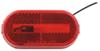 Optronics Trailer Clearance or Side Marker Light w/ Reflector - Incandescent - Oval - Red Lens