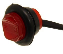 GloLight Uni-Lite Mini LED Clearance or Side Marker Light with Grommet - Round - Red Lens - MCL111RKPG