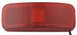Optronics LED Trailer Clearance or Side Marker Light w/ Reflector - 6 Diodes - Rectangle - Red Lens
