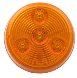 Optronics LED Trailer Clearance or Side Marker Light - Submersible - 3 Diodes - Round - Amber Lens - MCL55AB