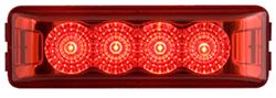 Miro-Flex Thinline LED Trailer Clearance or Side Marker Light - Sumbersible - 4 Diodes - Red Lens - MCL63RB