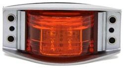Optronics Armored LED Clearance and Side Marker Light - 6 Diodes - Steel Housing - Amber Lens - MCL86AB