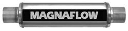 MagnaFlow Stainless Steel, Straight-Through Universal Muffler - Satin Finish - MF10414