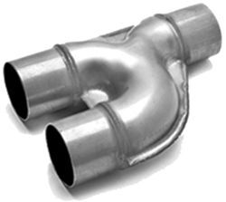 MagnaFlow Y-Pipe - Stainless Steel - 2-1/2" Inlet/Outlet, 90-Degree-Slanted Inlet - MF10732
