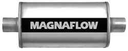 MagnaFlow Stainless Steel, Straight-Through Universal Muffler - Satin Finish - MF11113