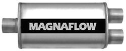 MagnaFlow Stainless Steel, Straight-Through Universal Muffler - Satin Finish - MF11148