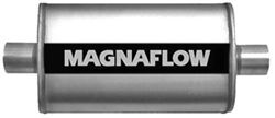 MagnaFlow Stainless Steel, Straight-Through Universal Muffler - Satin Finish - MF11214
