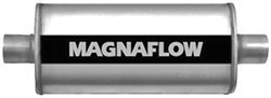 MagnaFlow Stainless Steel, Straight-Through Universal Muffler - Satin Finish - MF12244