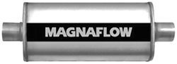 MagnaFlow Stainless Steel, Straight-Through Universal Muffler - Satin Finish - MF12245