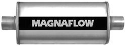 MagnaFlow Stainless Steel, Straight-Through Universal Muffler - Satin Finish - MF12249
