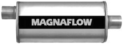 MagnaFlow Performance Muffler - Universal - Stainless Steel - Satin Finish - MF12256