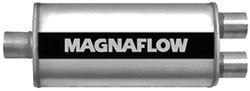 MagnaFlow Stainless Steel, Straight-Through Universal Muffler - Satin Finish - MF12278