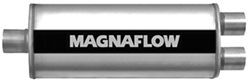 MagnaFlow Performance Muffler - Universal - Stainless Steel - Satin Finish - MF12368