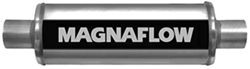 MagnaFlow Stainless Steel, Straight-Through Universal Muffler - Satin Finish - MF12615