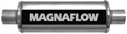 MagnaFlow Stainless Steel, Straight-Through Universal Muffler - Satin Finish - MF12616