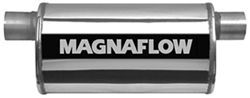 MagnaFlow Stainless Steel, Straight-Through Universal Muffler - Polished Finish - MF14211