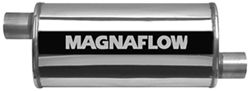 MagnaFlow Performance Muffler - Universal - Stainless Steel - Mirror Finish - MF14263