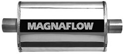 MagnaFlow Stainless Steel, Straight-Through Universal Muffler - Polished Finish - MF14316