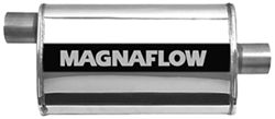 MagnaFlow Performance Muffler - Universal - Stainless Steel - Mirror Finish - MF14325
