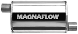 MagnaFlow Performance Muffler - Universal - Stainless Steel - Mirror Finish - MF14335