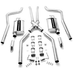 MagnaFlow Stainless Steel Crossmember-Back Exhaust System - Gas - MF15851