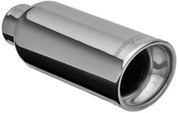 MagnaFlow 4" Exhaust Tip - Stainless, Weld-On for 2-1/4" Tailpipe - MF35173